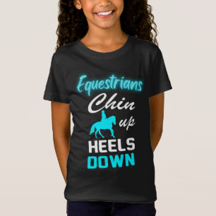 Reiter T-Shirt "Kinn hoch, Fersen runter"