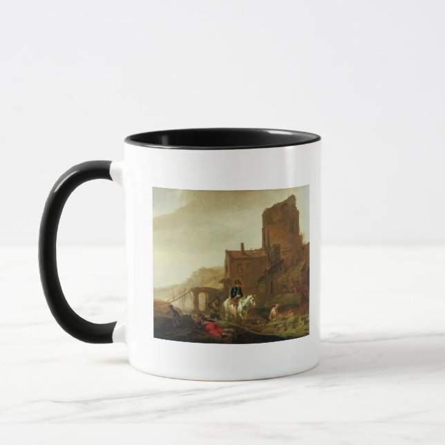 Reiter und Badegast Tasse (Links)