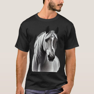Reiter und Pferd, die Ponys reiten oder aufziehen T-Shirt