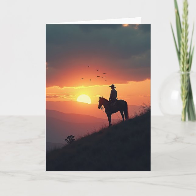 Reiter Vatertag Aussichtskarte Karte (Vorderseite)