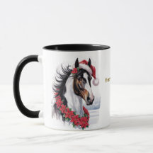 Reiter-Weihnachts-Kaffeetasse