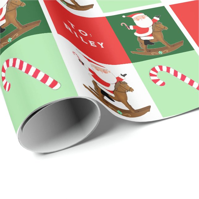 Reiter-Weihnachtsgeschenk Geschenkpapier (Rolleneckpunkt)