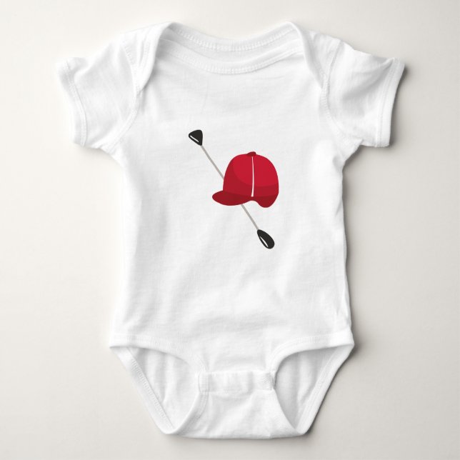 Reitergang Baby Strampler (Vorderseite)