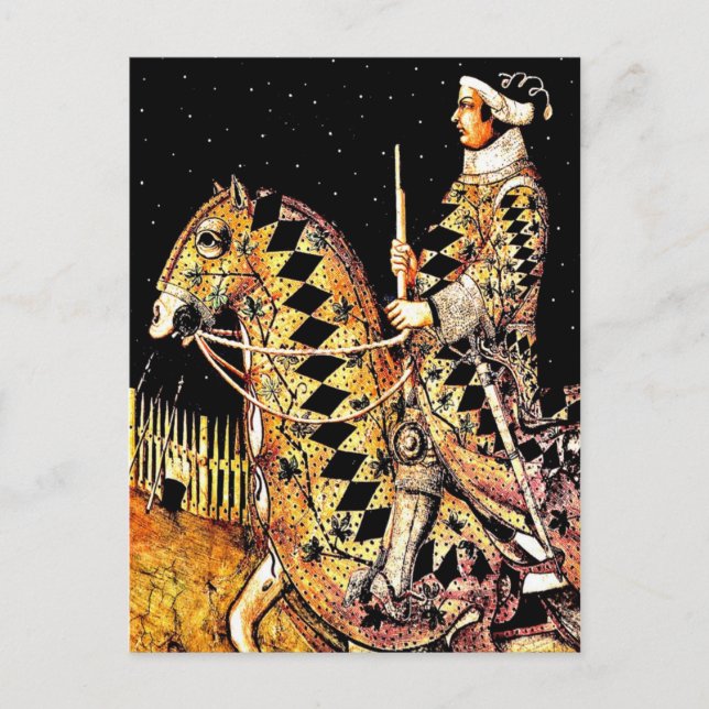 "Reiterkommandant" Postkarte (Vorderseite)