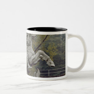 Reiterporträt von Louis XIV 2 Zweifarbige Tasse
