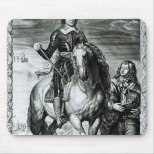 Reiterporträt von Oliver Cromwell Mousepad