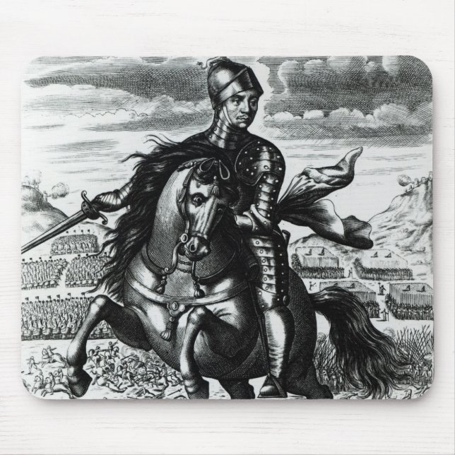 Reiterporträt von Oliver Cromwell Mousepad (Vorne)