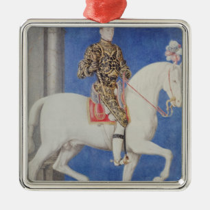 ReiterporträtDauphin Henri II Ornament Aus Metall