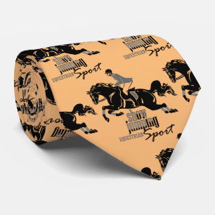 Reitershowspringen Krawatte