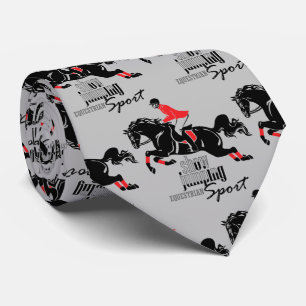 Reitershowspringen Krawatte