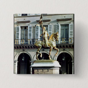 Reiterstatue von Jeanne d'Arc Button