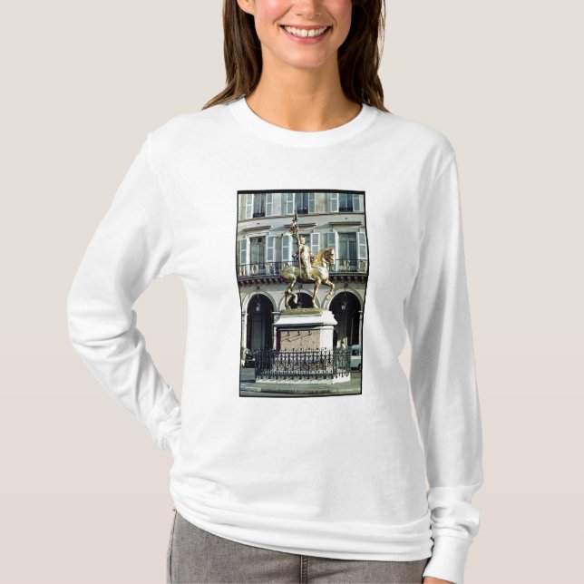 Reiterstatue von Jeanne d'Arc T-Shirt (Vorderseite)