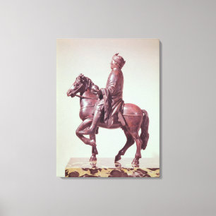 Reiterstatue von Karl der Große Leinwanddruck