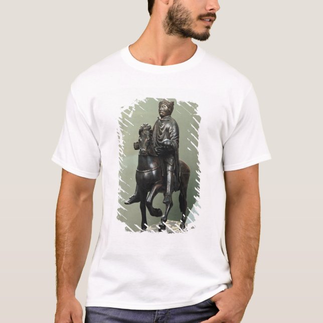 Reiterstatue von Karl der Große T-Shirt (Vorderseite)