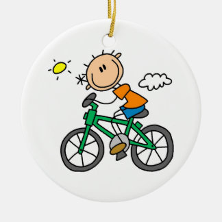 Reitfahrrad - Mann Keramikornament