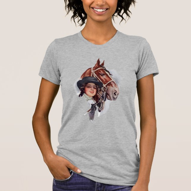 Reitfrau T-Shirt (Vorderseite)