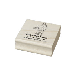 Reitfreunde Rücksendeadresse Gummistempel