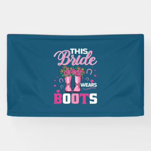Reitgeschenk   Diese Braut trägt Stiefel Banner