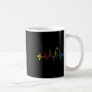 Reitgeschenk für Pferde Heartbeat Shirt Pferde Rei Kaffeetasse