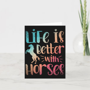 Reitgeschenk für Tiere ist besser mit H Karte