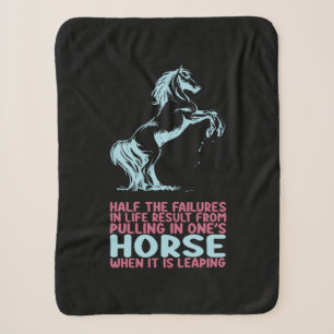 Reitgeschenk   Halbierung von Lebensausfällen Sherpadecke
