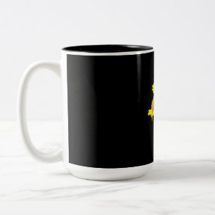 Reitgeschenk   Ich bin mit dem Wind Zweifarbige Tasse