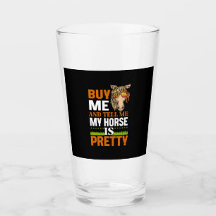 Reitgeschenk   Kaufen Sie mich und sagen Sie mir Glas