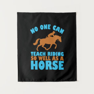 Reitgeschenk Niemand kann das Reiten unterrichte Wandteppich