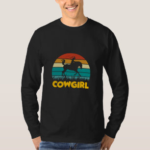 Reitgeschenk Vintag Cowgirl T-Shirt