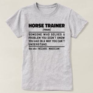 Reitlehrer Noun Funny Riding Spaß T-Shirt