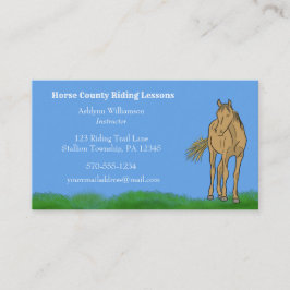 Reitlehrer Visitenkarte