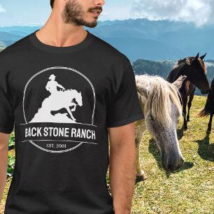 Reitmarkenzeichen für Western T-Shirt