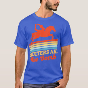Reitpferd Bomb Sprengbombe Lockerer Pferderücken R T-Shirt