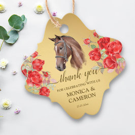 Reitpferd Derby Party Geschenkanhänger