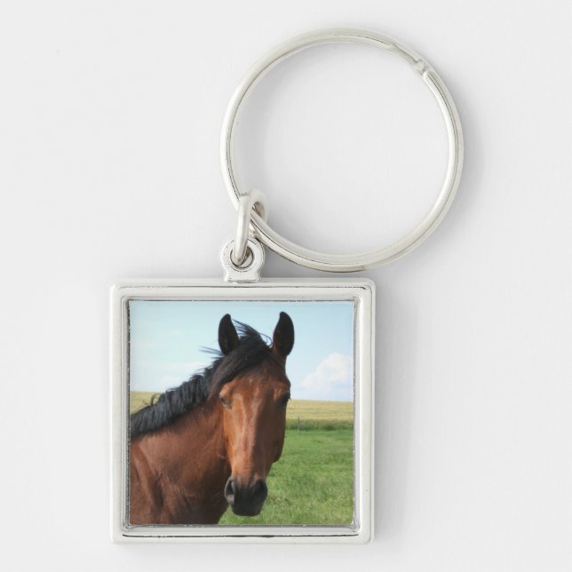 Reitpferd Schlüsselanhänger (Vorne)