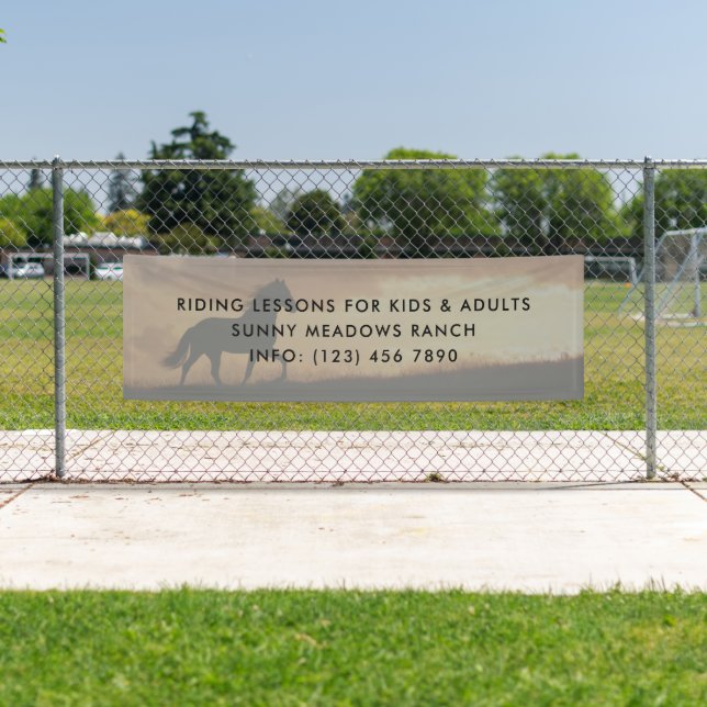 Reitpferde Banner (Insitu)