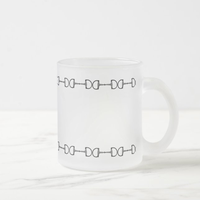 Reitpferde Bits Mattglastasse (Rechts)