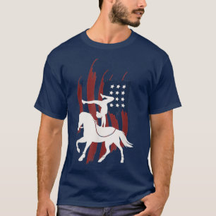 Reitpferde der US-Flagge - Pferde I Vault T-Shirt