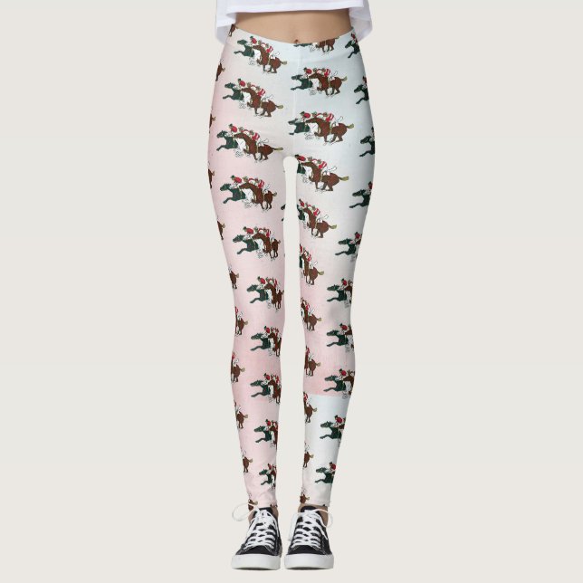 Reitpferde Leggings (Vorderseite)
