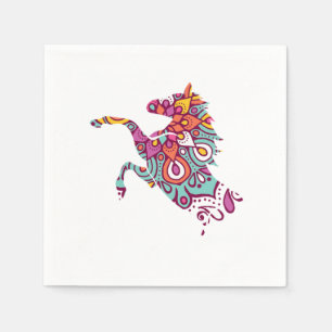 Reitpferde Serviette