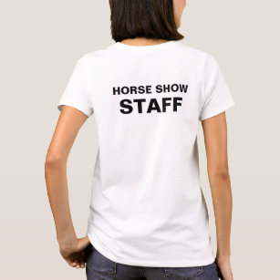 Reitpferde-Show-Personal Barn Volunteer-Logo T-Shirt