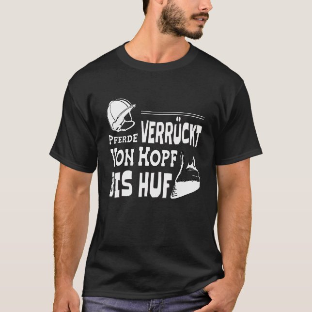 Reitpferden T-Shirt (Vorderseite)