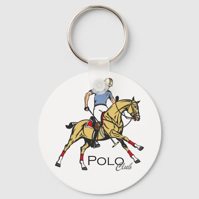 Reitpolo Schlüsselanhänger (Vorderseite)