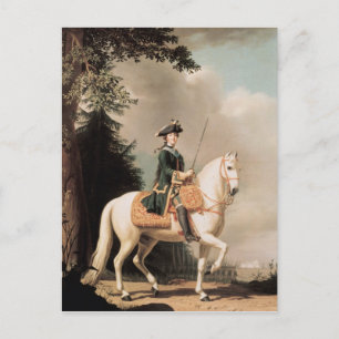 Reitportrait von Catherine II Postkarte