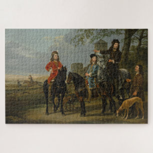 Reitportrait von Cornelis (1639-1680) Cuyp Puzzle
