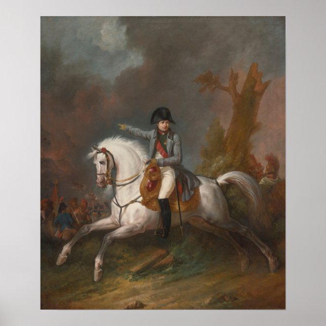Reitportrait von Napoleon Poster (Vorne)