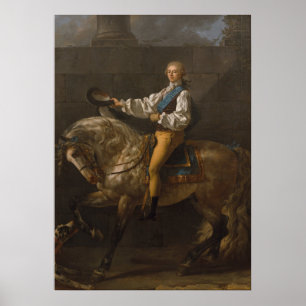Reitportrait von Stanisław Poster