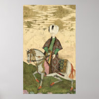 Reitportrait von Sultan Osman II 1618