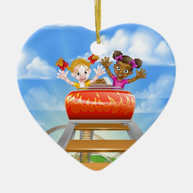 Reitrollen-Untersetzer Keramikornament (Vorne)