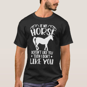 Reitsattel Reiten Pferd Reitsport T-Shirt